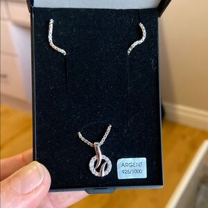 Elegant Silver Jewelry Set